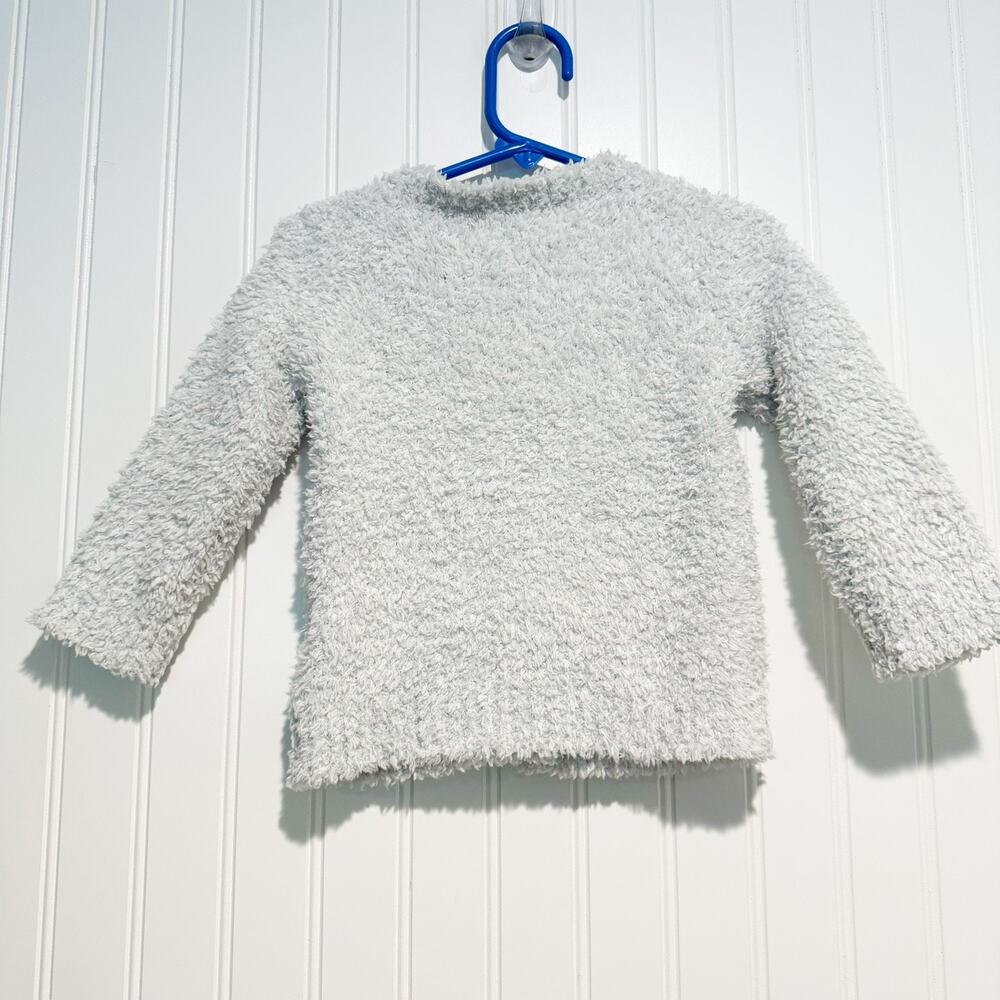 Barefoot Dreams Cozychic Light Gray Cardigan Baby Size 12-18 Months - Picture 5 of 5